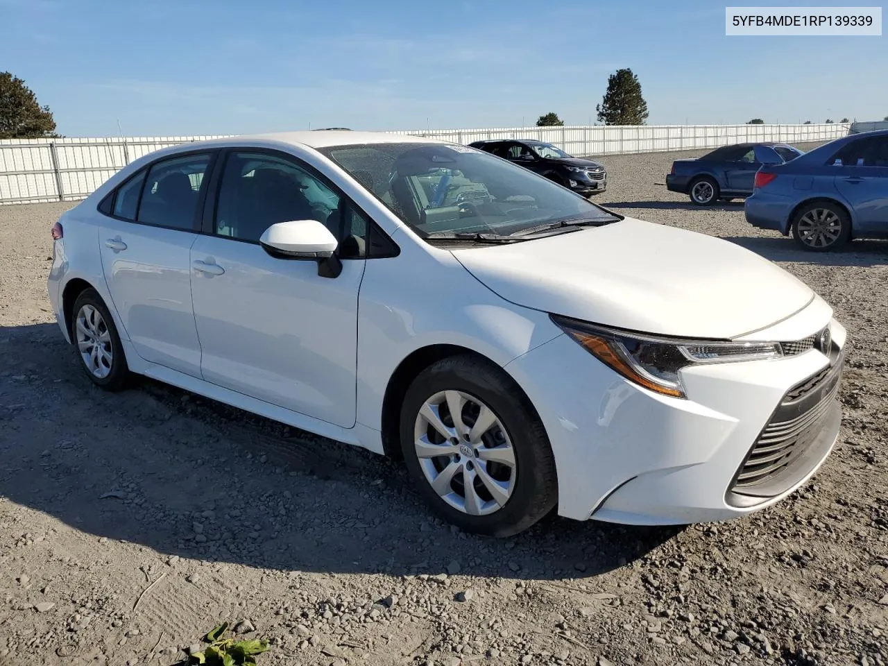 5YFB4MDE1RP139339 2024 Toyota Corolla Le