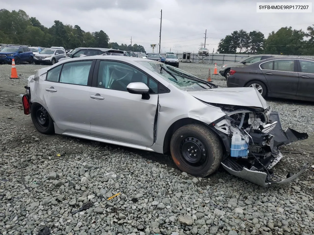 2024 Toyota Corolla Le VIN: 5YFB4MDE9RP177207 Lot: 72966904