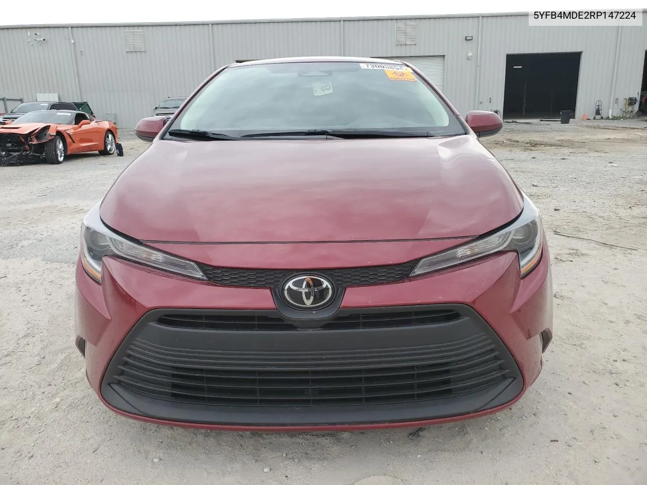 2024 Toyota Corolla Le VIN: 5YFB4MDE2RP147224 Lot: 73003854