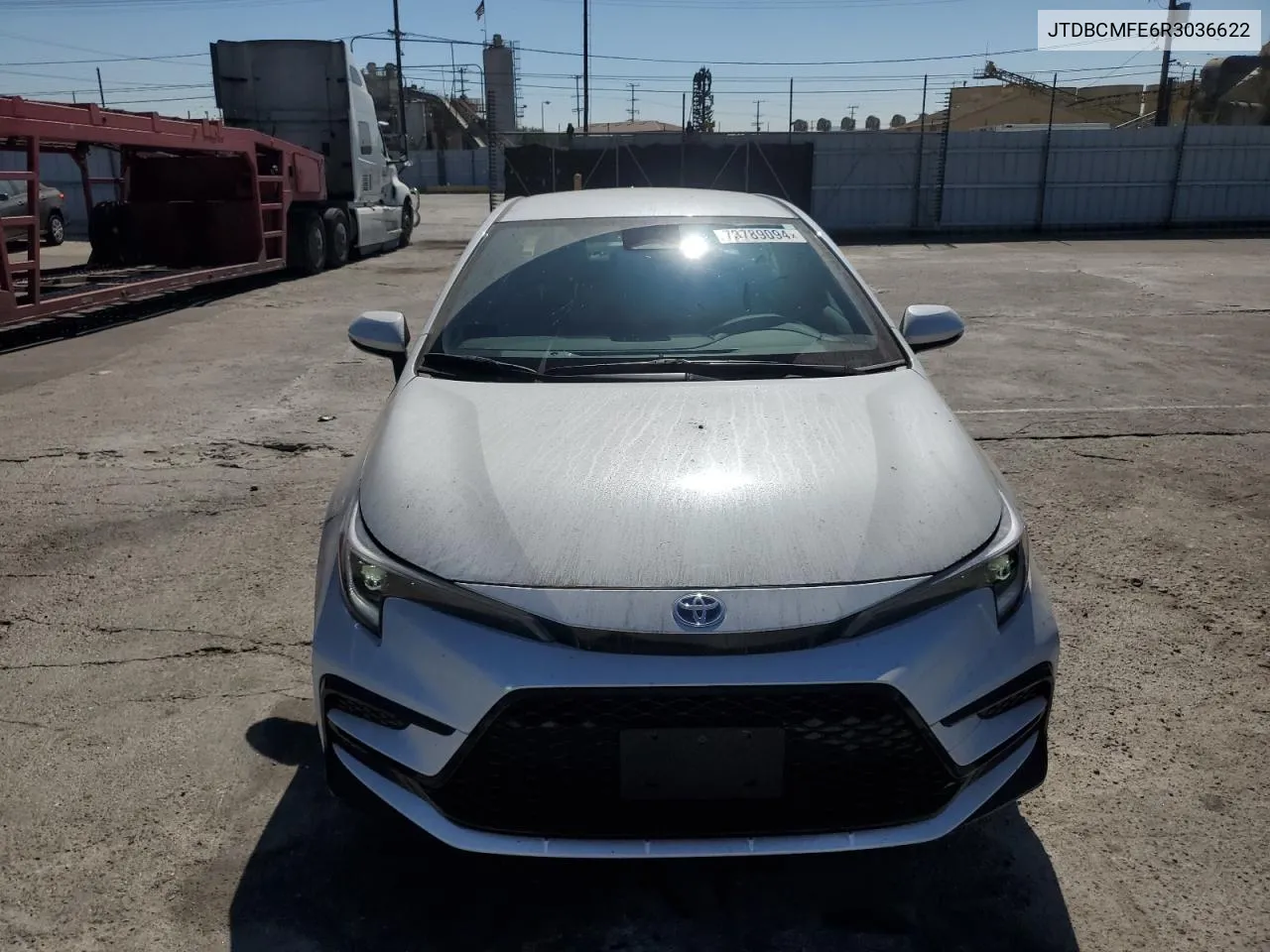 2024 Toyota Corolla Hy VIN: JTDBCMFE6R3036622 Lot: 73789094