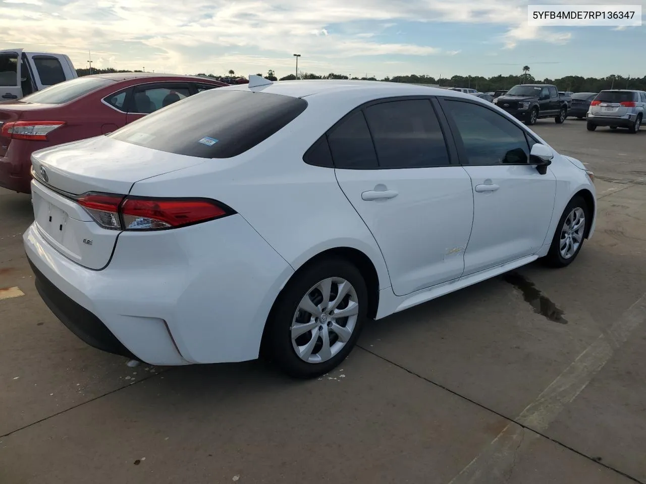 2024 Toyota Corolla Le VIN: 5YFB4MDE7RP136347 Lot: 73869514