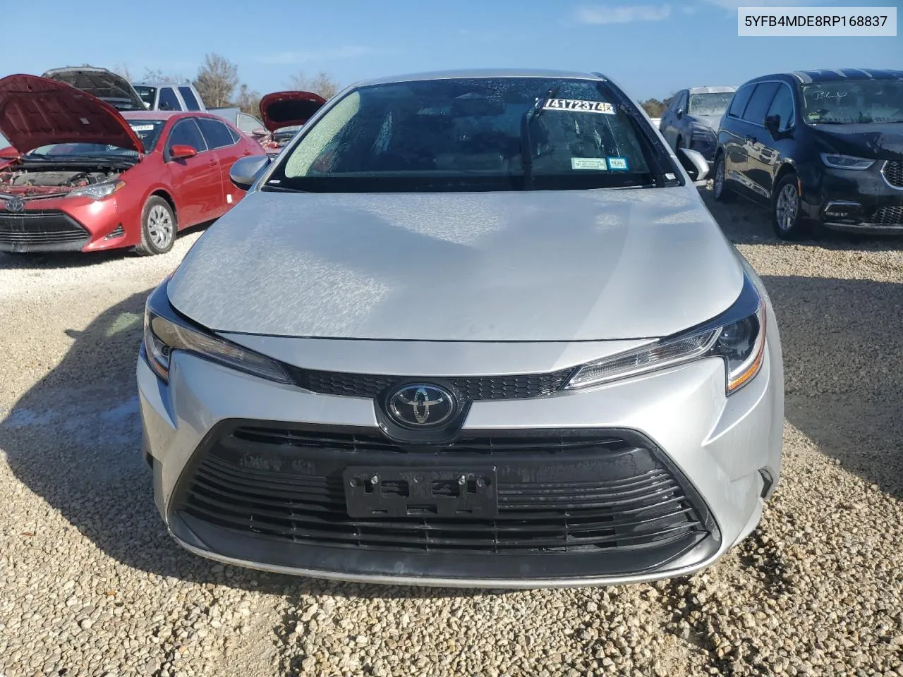 2024 Toyota Corolla Le VIN: 5YFB4MDE8RP168837 Lot: 74172374