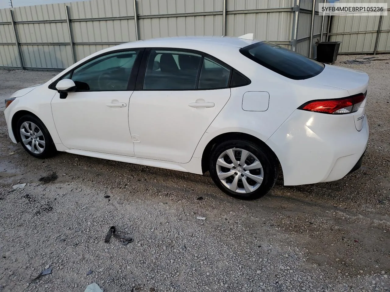 5YFB4MDE8RP105236 2024 Toyota Corolla Le