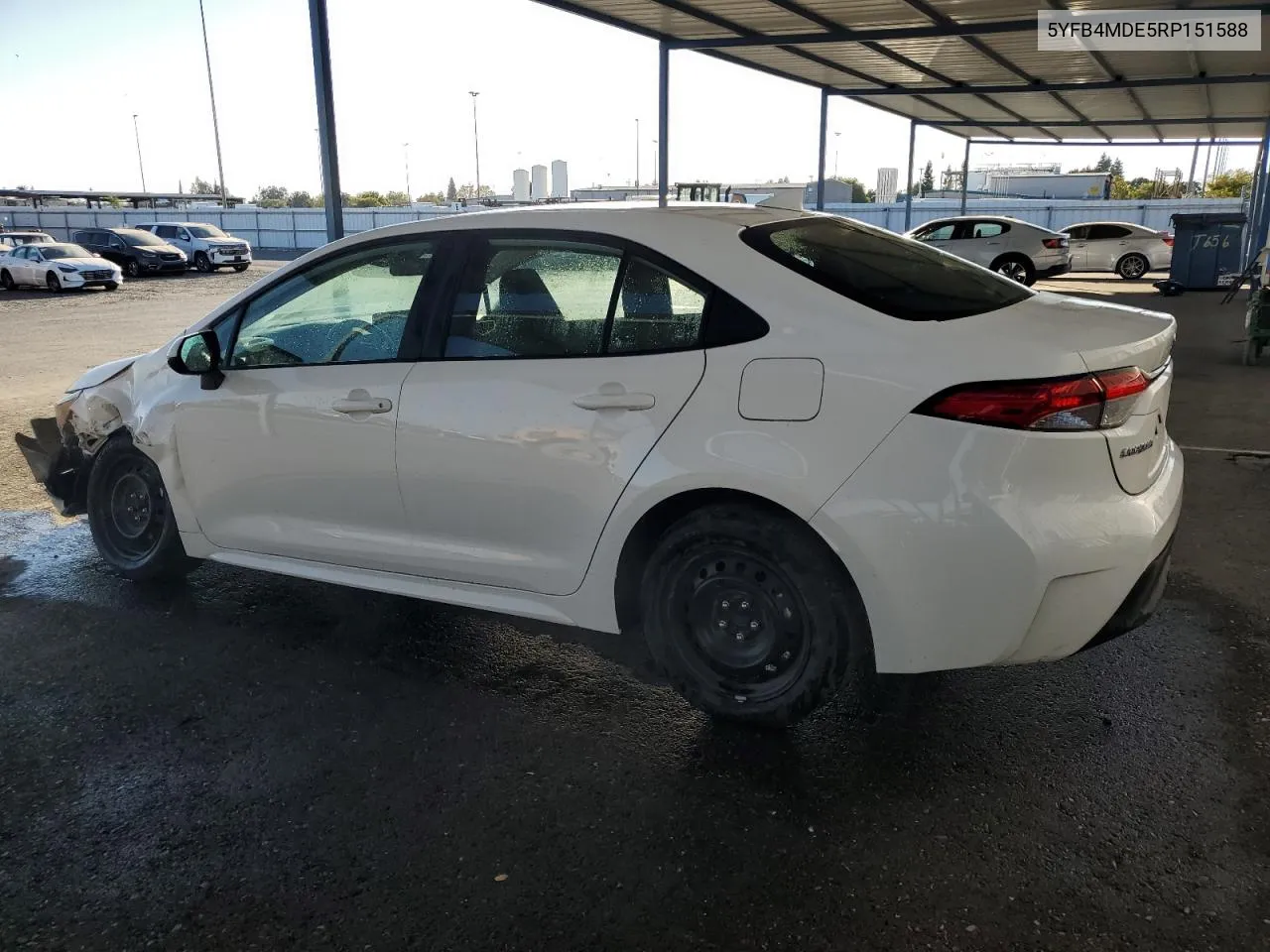 2024 Toyota Corolla Le VIN: 5YFB4MDE5RP151588 Lot: 76307744