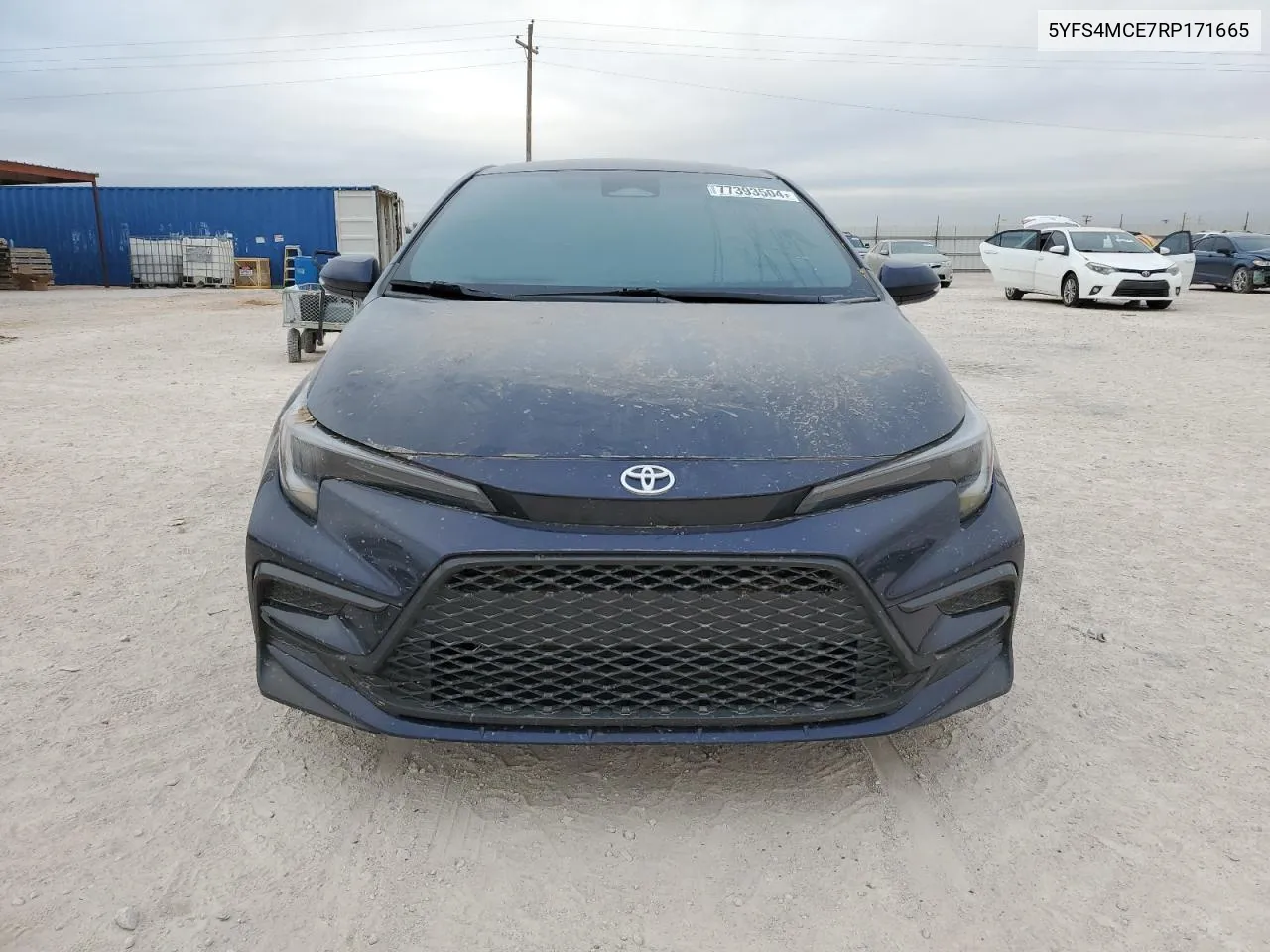 2024 Toyota Corolla Se VIN: 5YFS4MCE7RP171665 Lot: 77393504