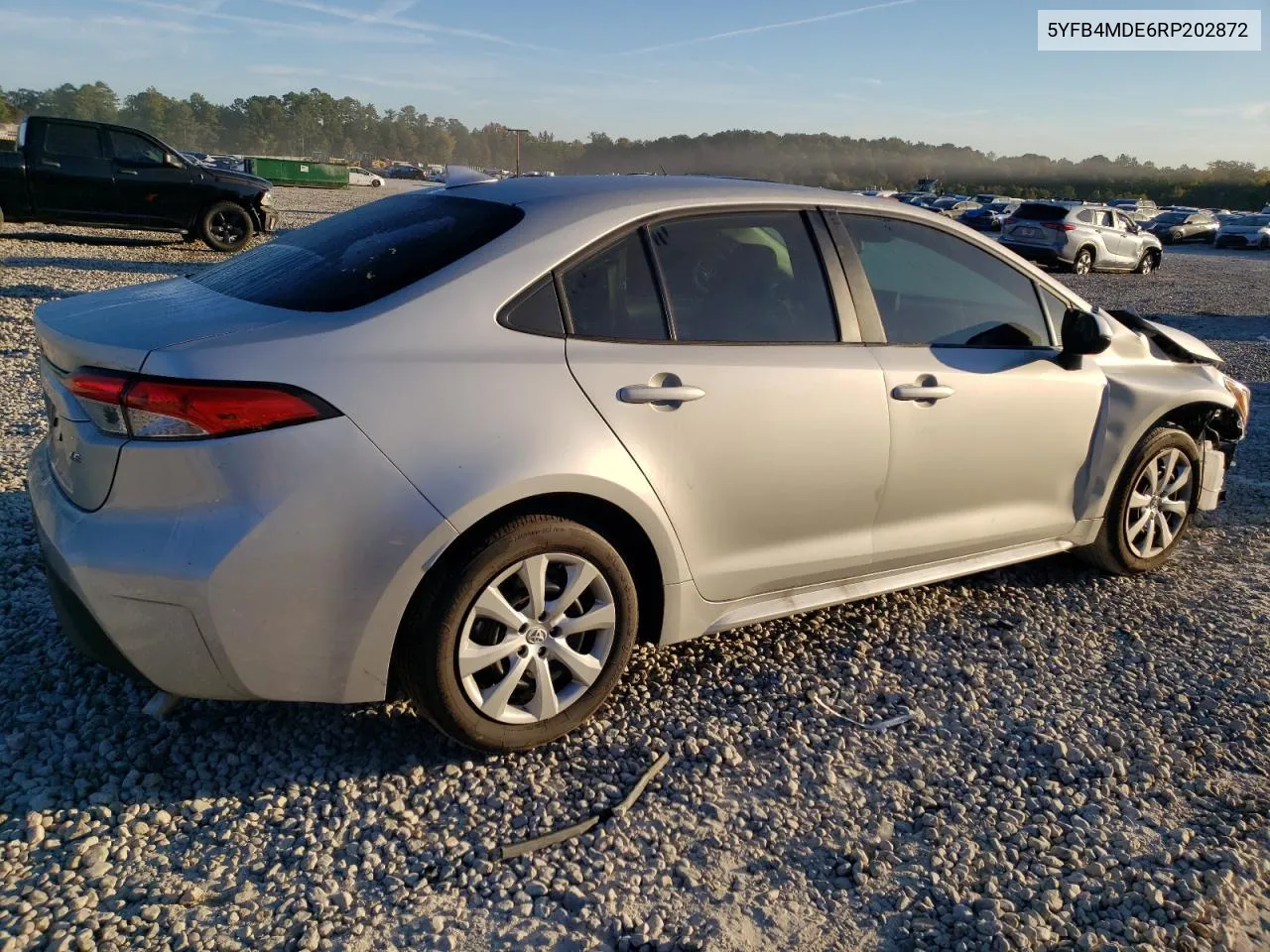 2024 Toyota Corolla Le VIN: 5YFB4MDE6RP202872 Lot: 77948674