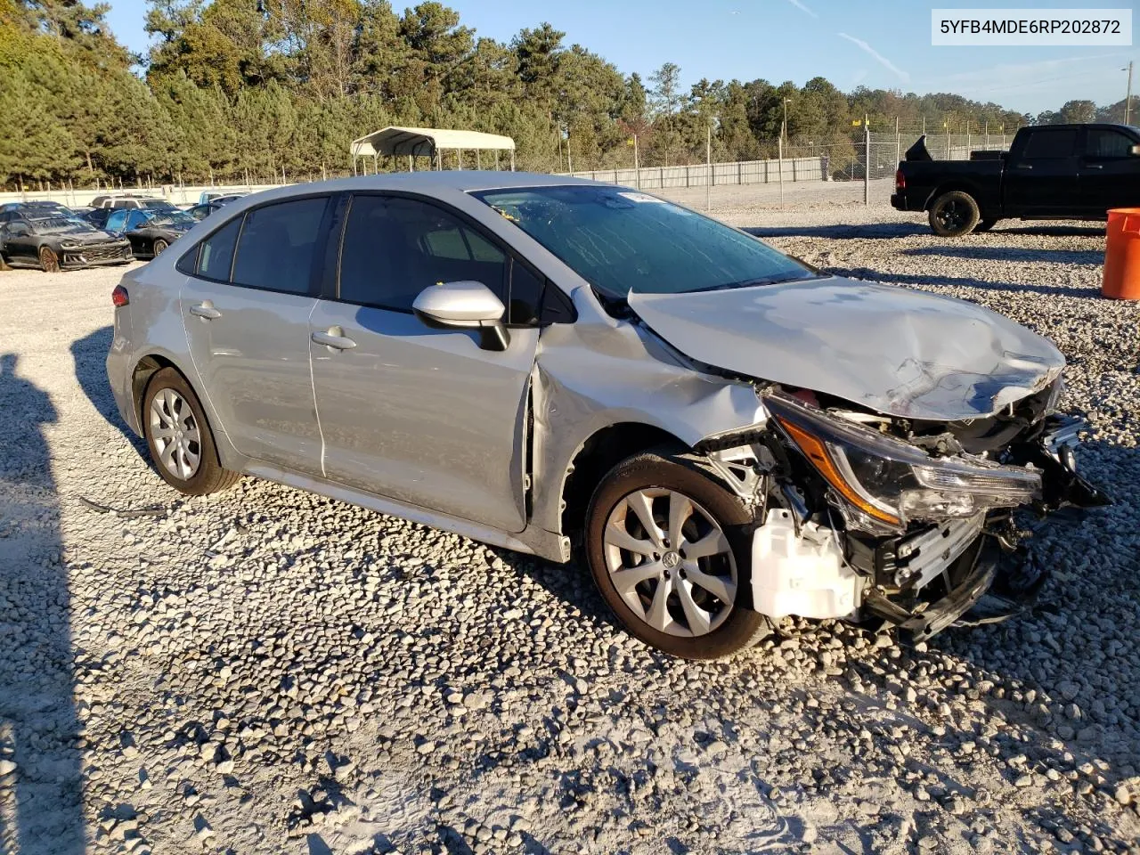 2024 Toyota Corolla Le VIN: 5YFB4MDE6RP202872 Lot: 77948674