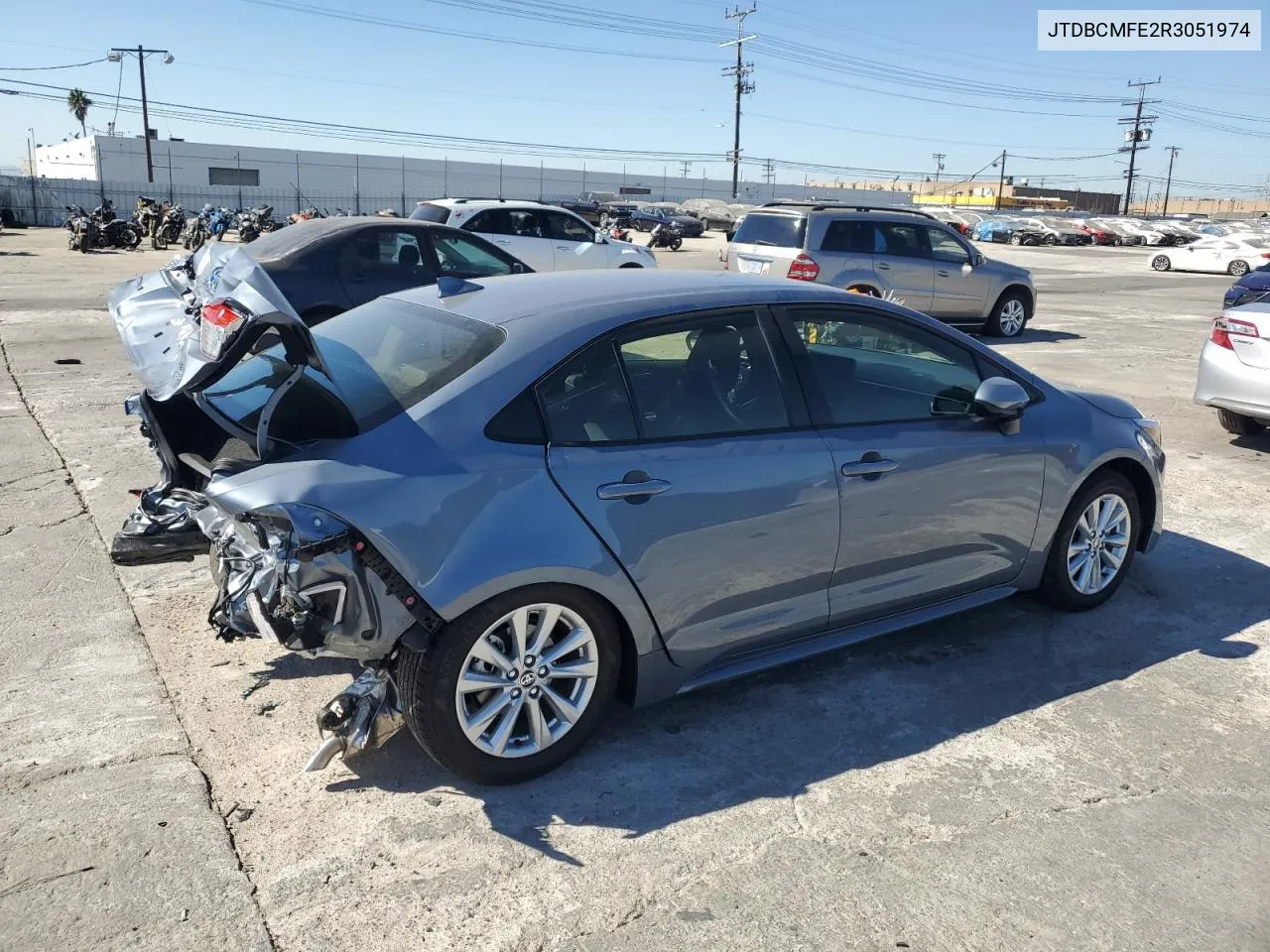 2024 Toyota Corolla Le VIN: JTDBCMFE2R3051974 Lot: 78052554