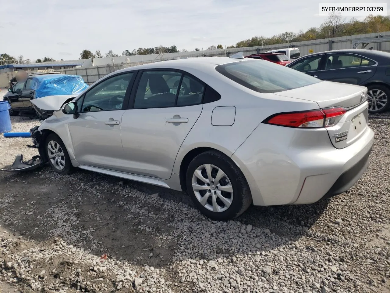 2024 Toyota Corolla Le VIN: 5YFB4MDE8RP103759 Lot: 78540824