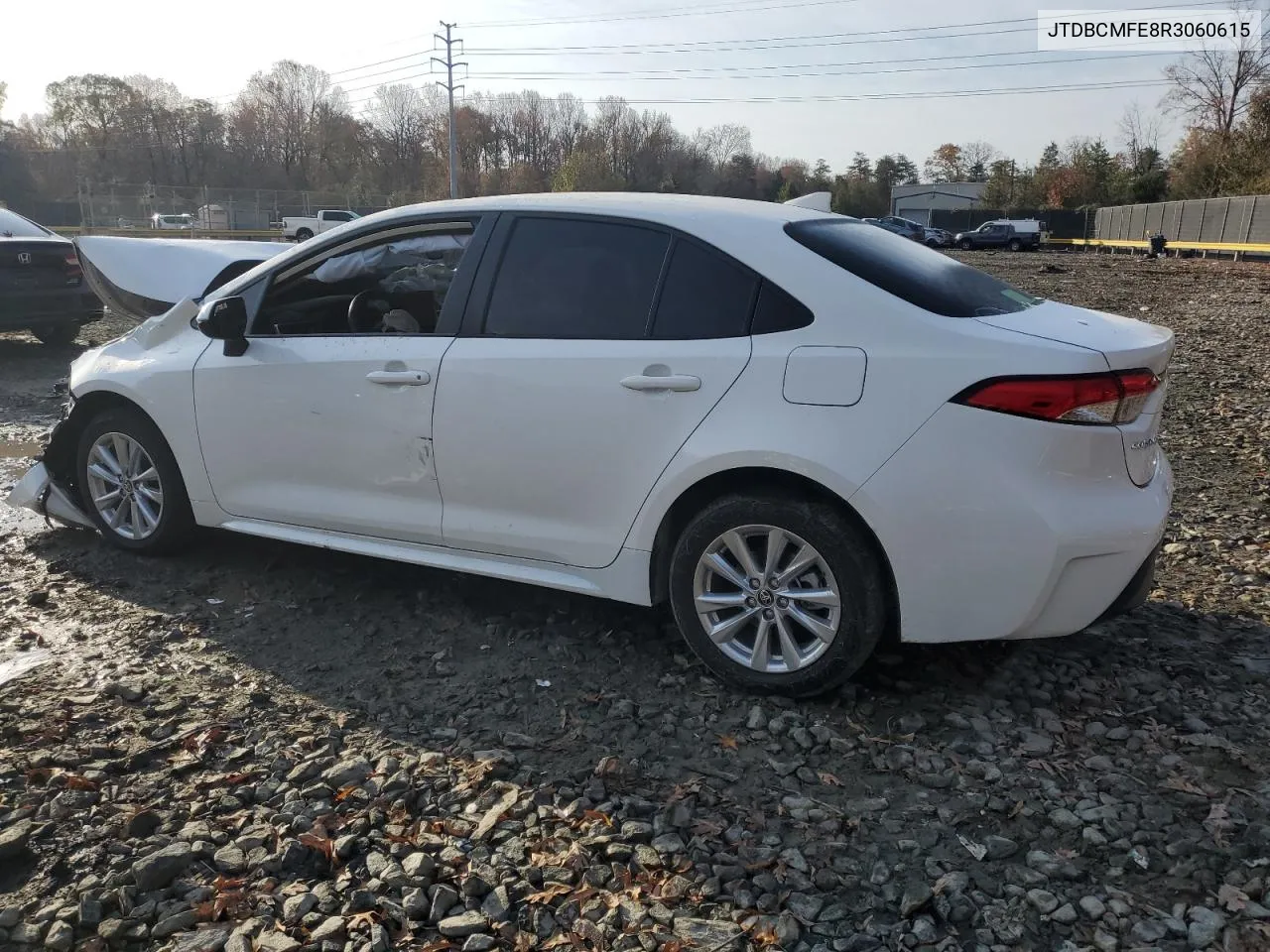 2024 Toyota Corolla Le VIN: JTDBCMFE8R3060615 Lot: 80438184