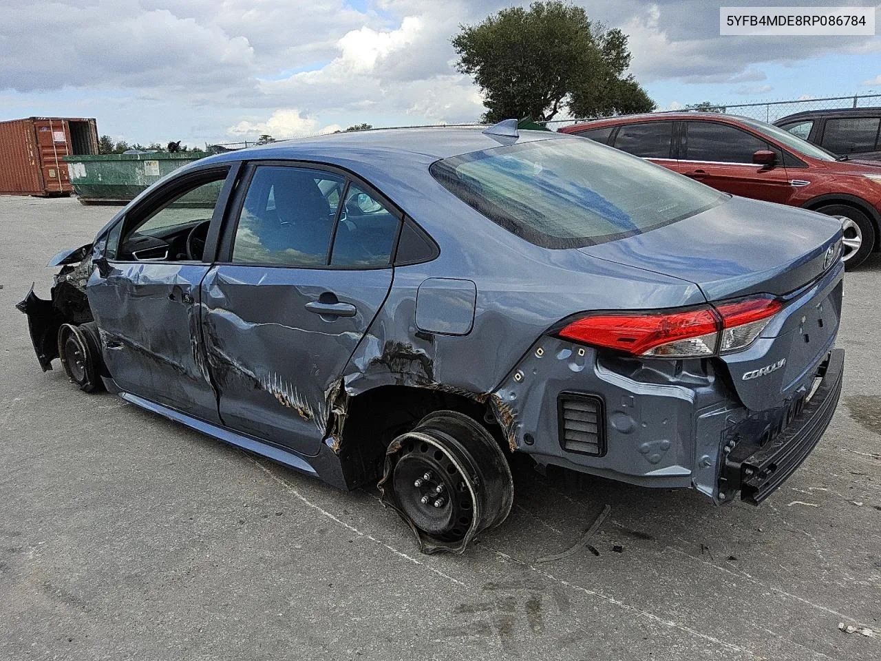 2024 Toyota Corolla Le VIN: 5YFB4MDE8RP086784 Lot: 80462154