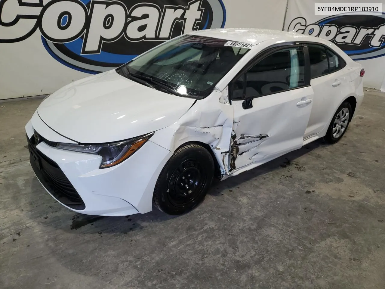 2024 Toyota Corolla Le VIN: 5YFB4MDE1RP183910 Lot: 81150274