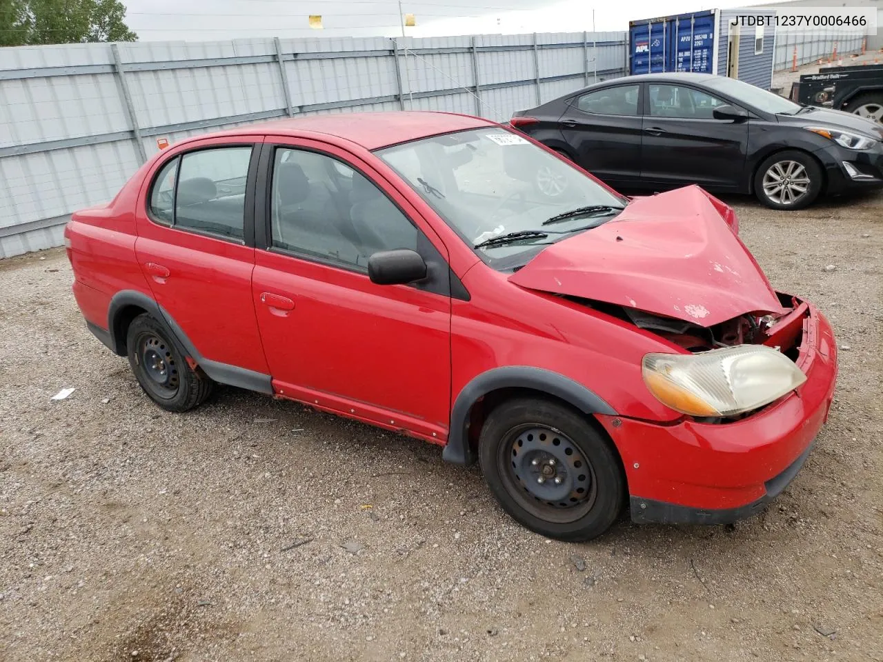 2000 Toyota Echo VIN: JTDBT1237Y0006466 Lot: 66727734