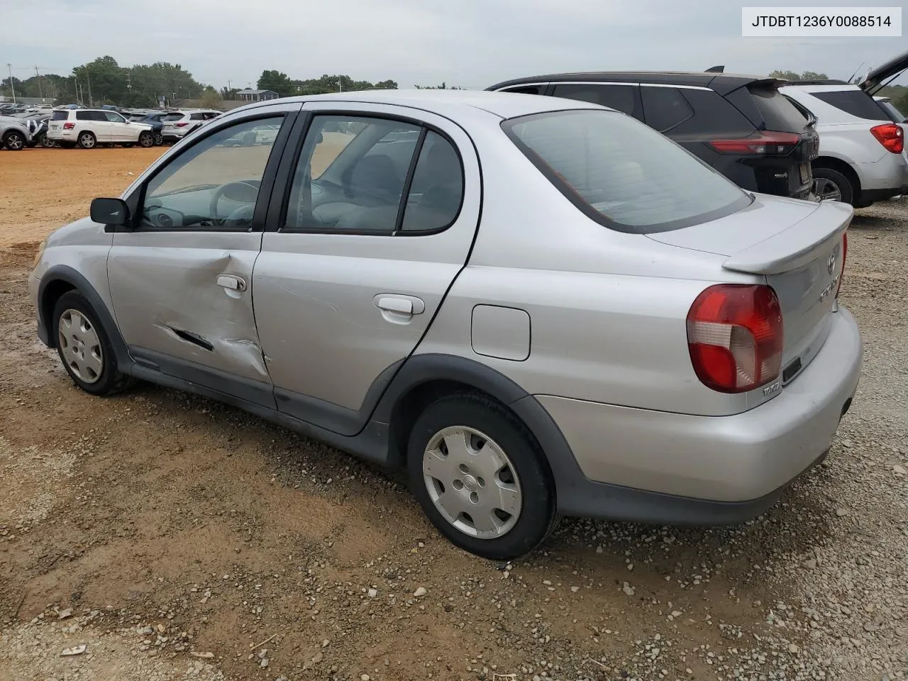 2000 Toyota Echo VIN: JTDBT1236Y0088514 Lot: 70280954