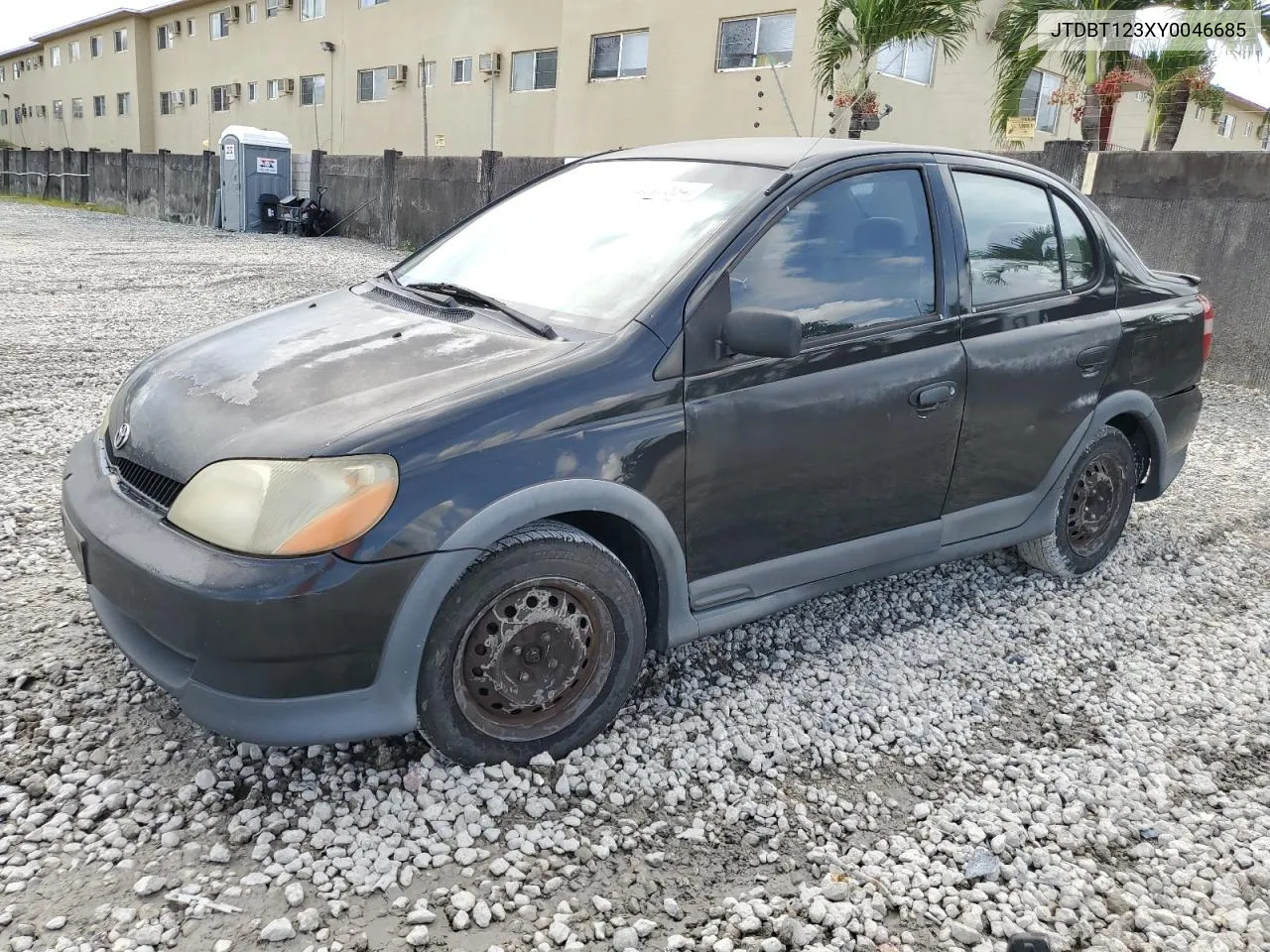 2000 Toyota Echo VIN: JTDBT123XY0046685 Lot: 70517534