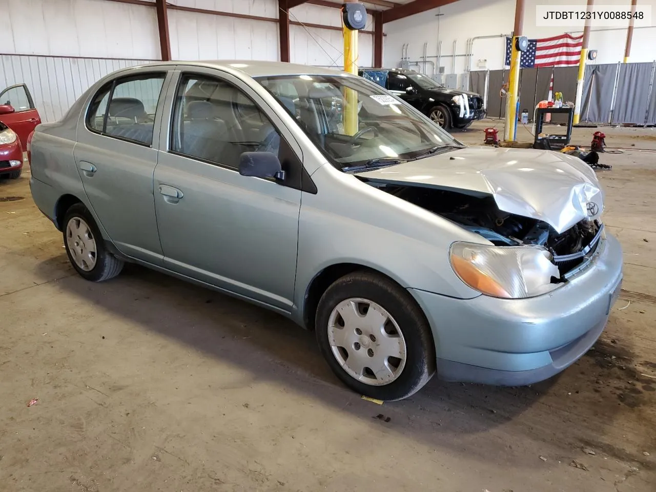 2000 Toyota Echo VIN: JTDBT1231Y0088548 Lot: 75039254