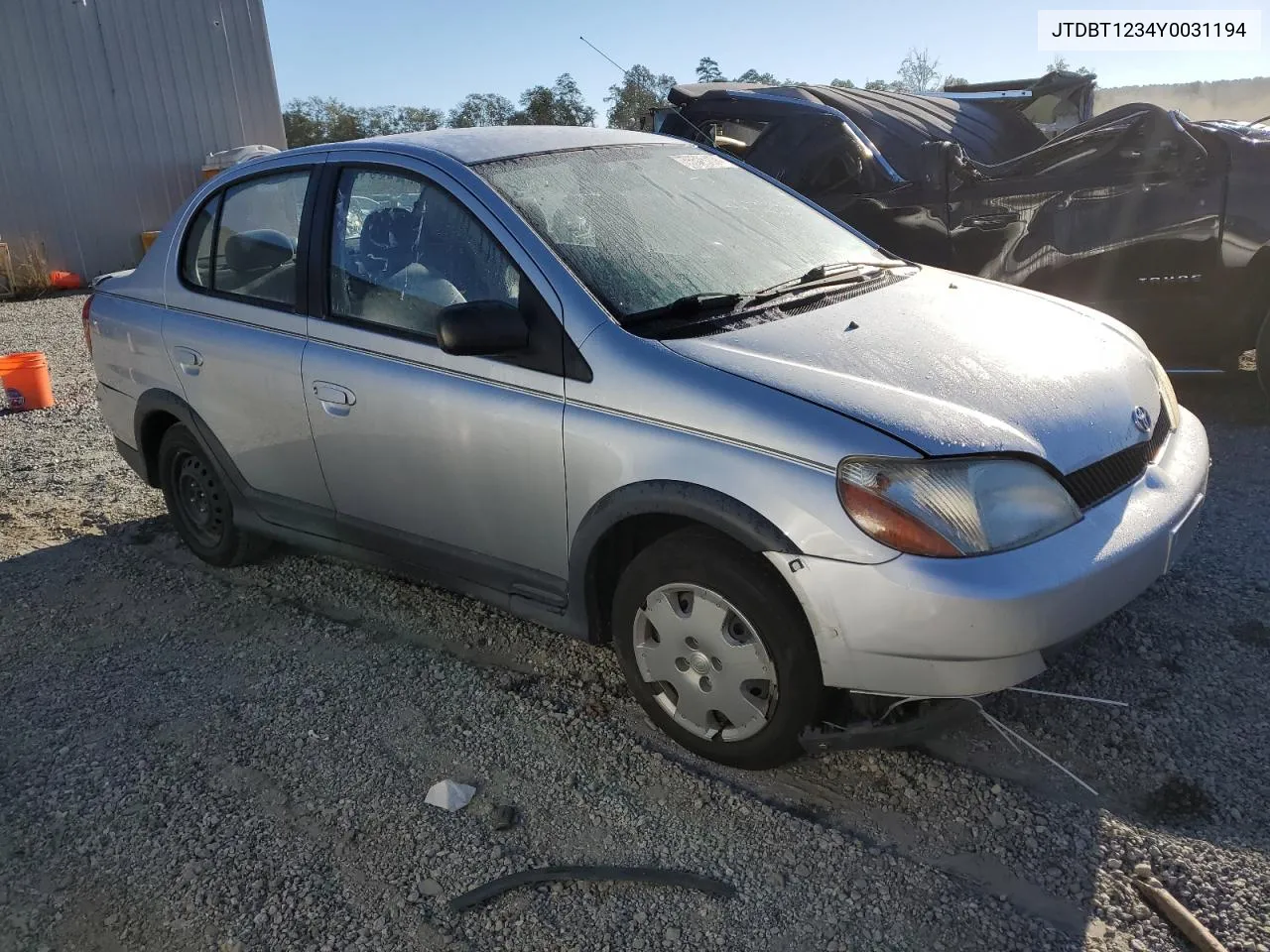 2000 Toyota Echo VIN: JTDBT1234Y0031194 Lot: 75525134