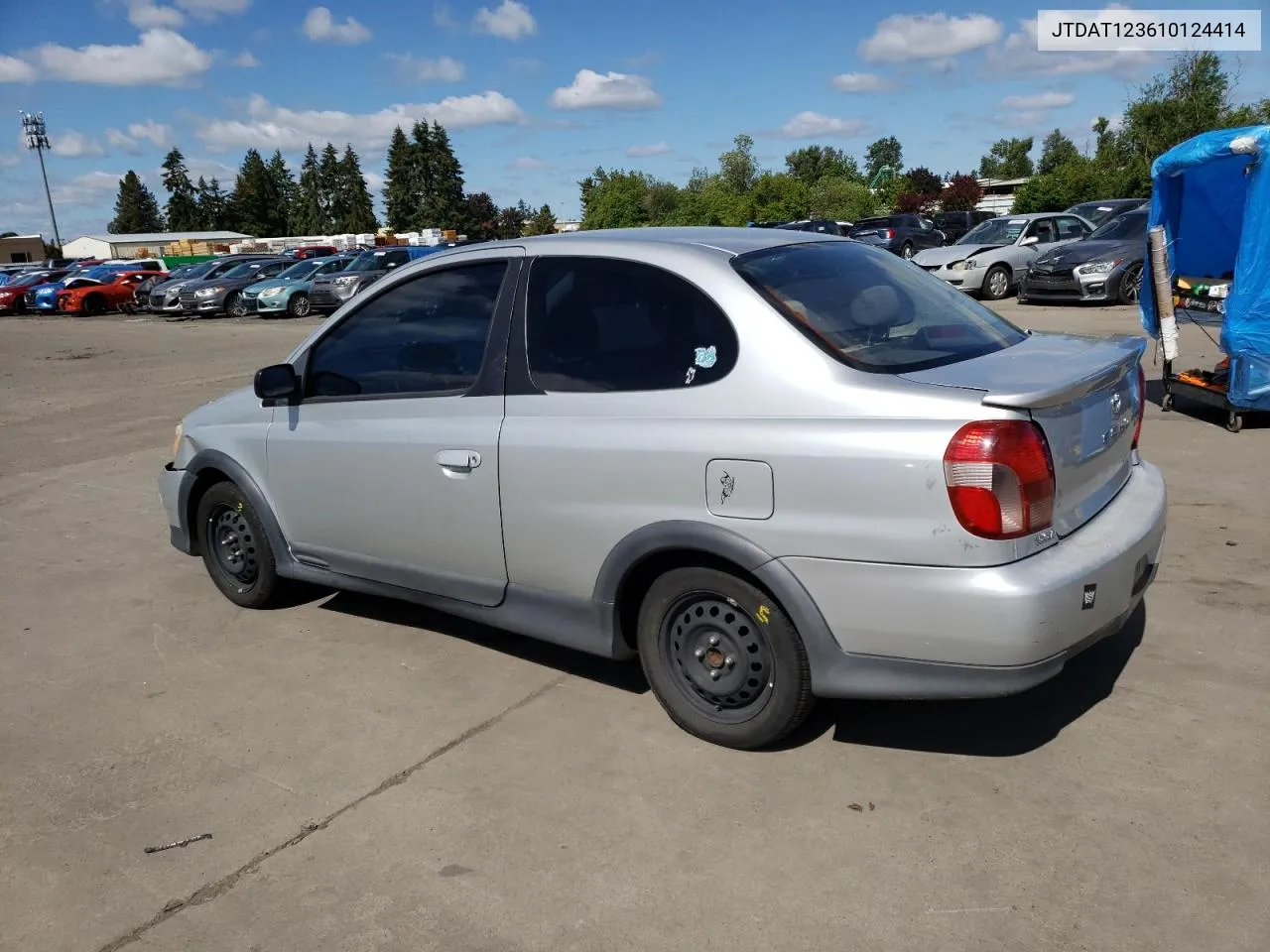 2001 Toyota Echo VIN: JTDAT123610124414 Lot: 56764674