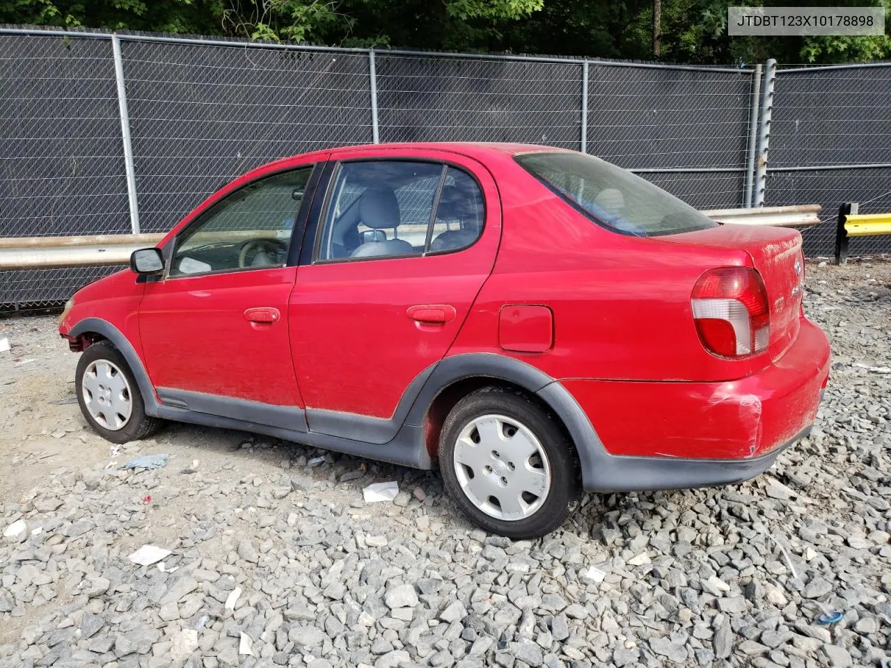 2001 Toyota Echo VIN: JTDBT123X10178898 Lot: 60097634