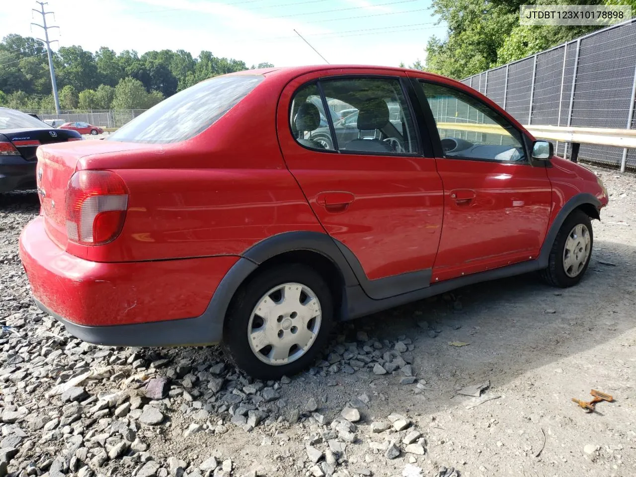 2001 Toyota Echo VIN: JTDBT123X10178898 Lot: 60097634