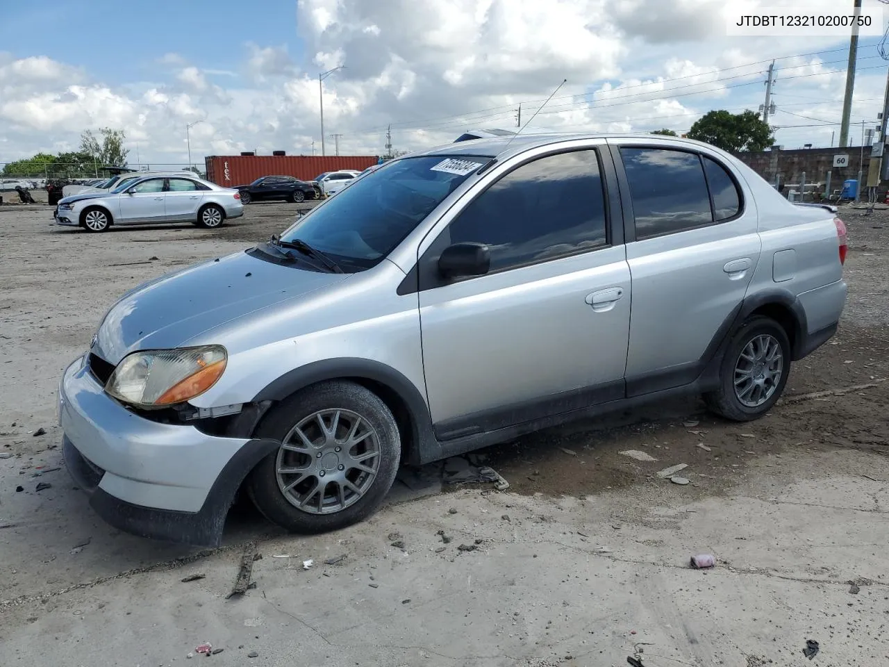 2001 Toyota Echo VIN: JTDBT123210200750 Lot: 71556034