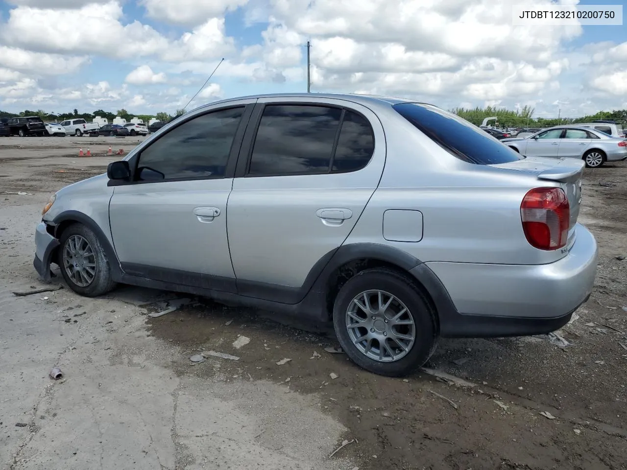 JTDBT123210200750 2001 Toyota Echo