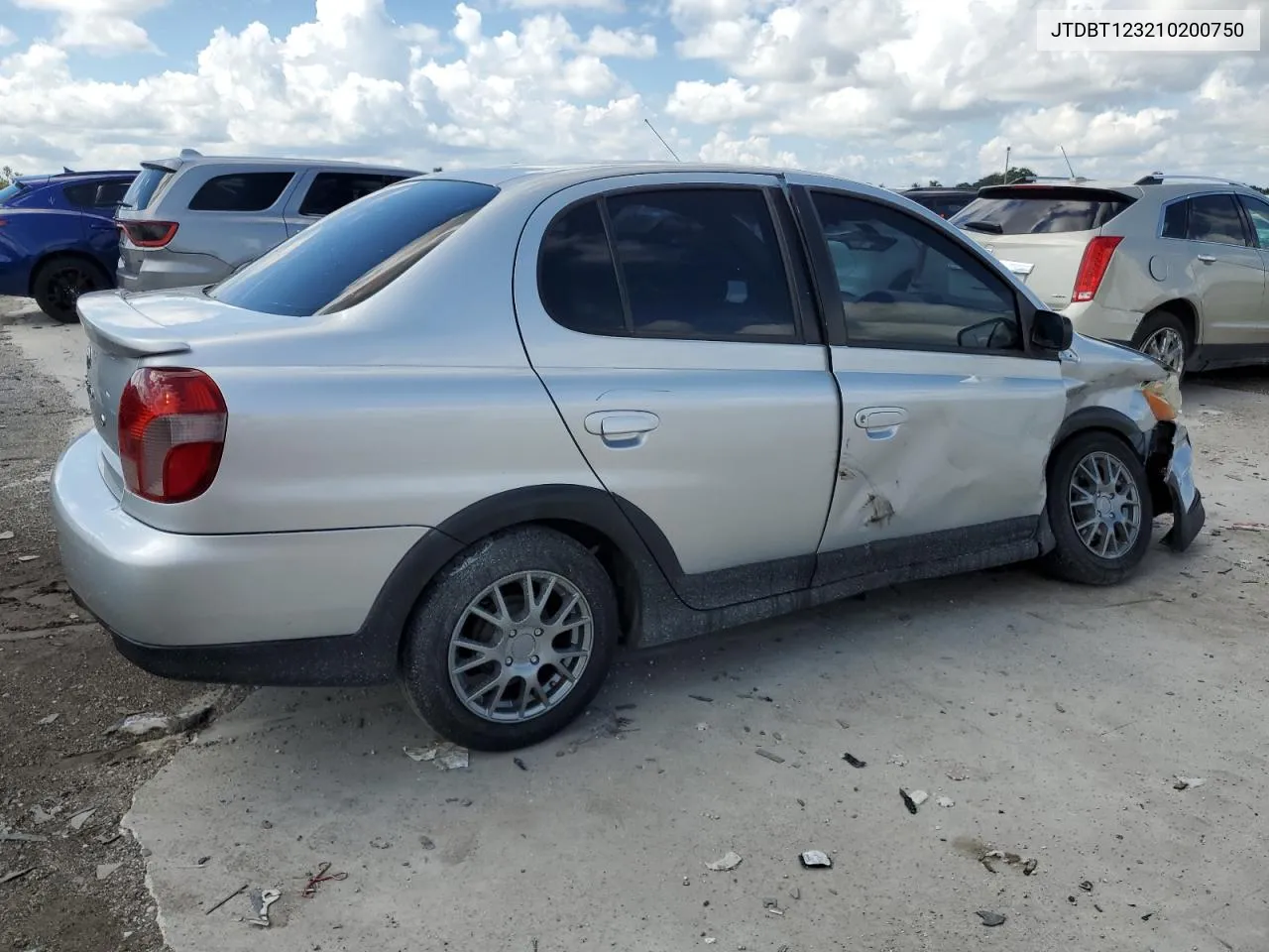 2001 Toyota Echo VIN: JTDBT123210200750 Lot: 71556034