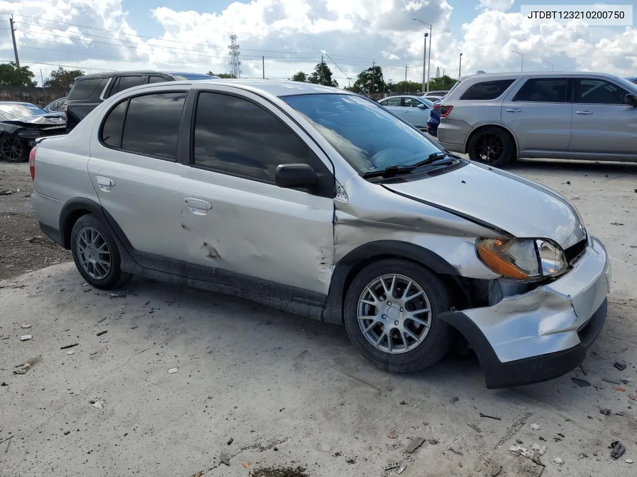 2001 Toyota Echo VIN: JTDBT123210200750 Lot: 71556034