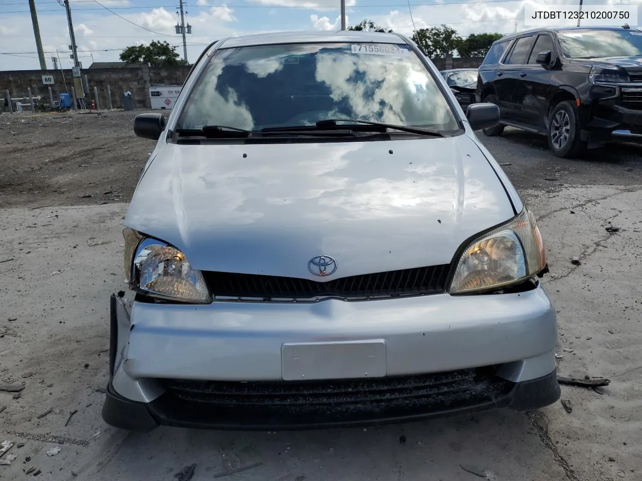 2001 Toyota Echo VIN: JTDBT123210200750 Lot: 71556034