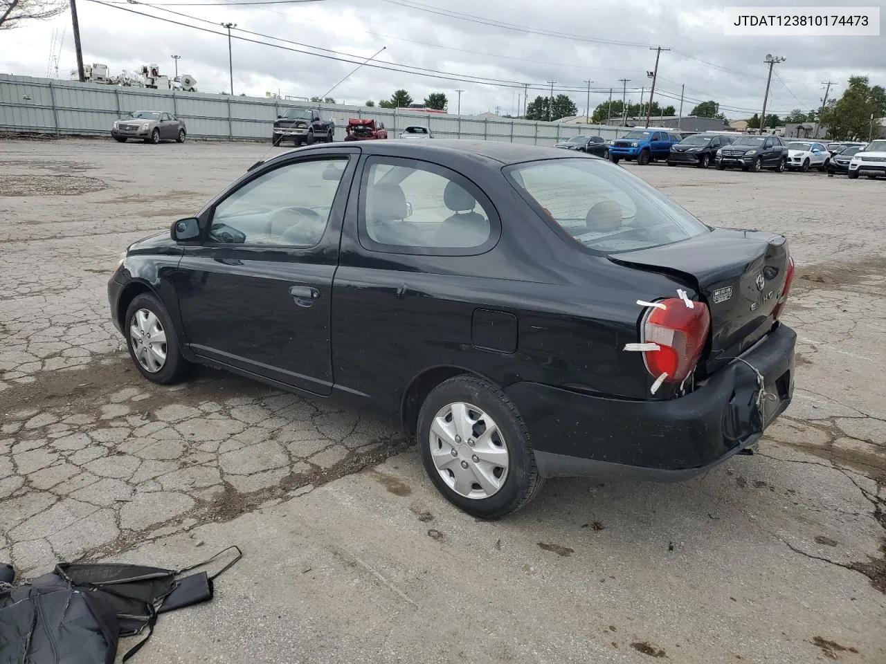 2001 Toyota Echo VIN: JTDAT123810174473 Lot: 73457274