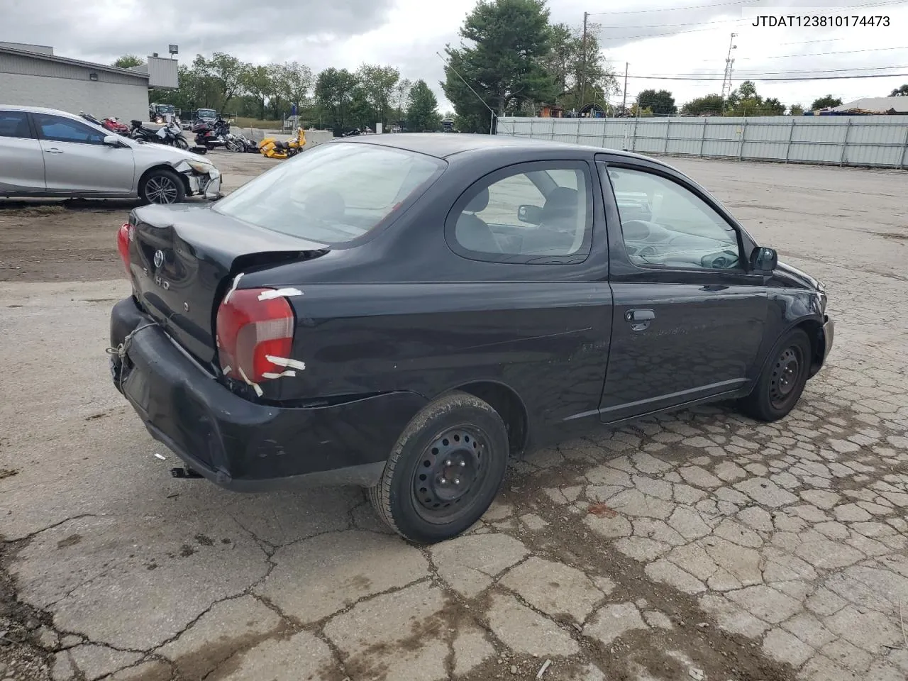 2001 Toyota Echo VIN: JTDAT123810174473 Lot: 73457274