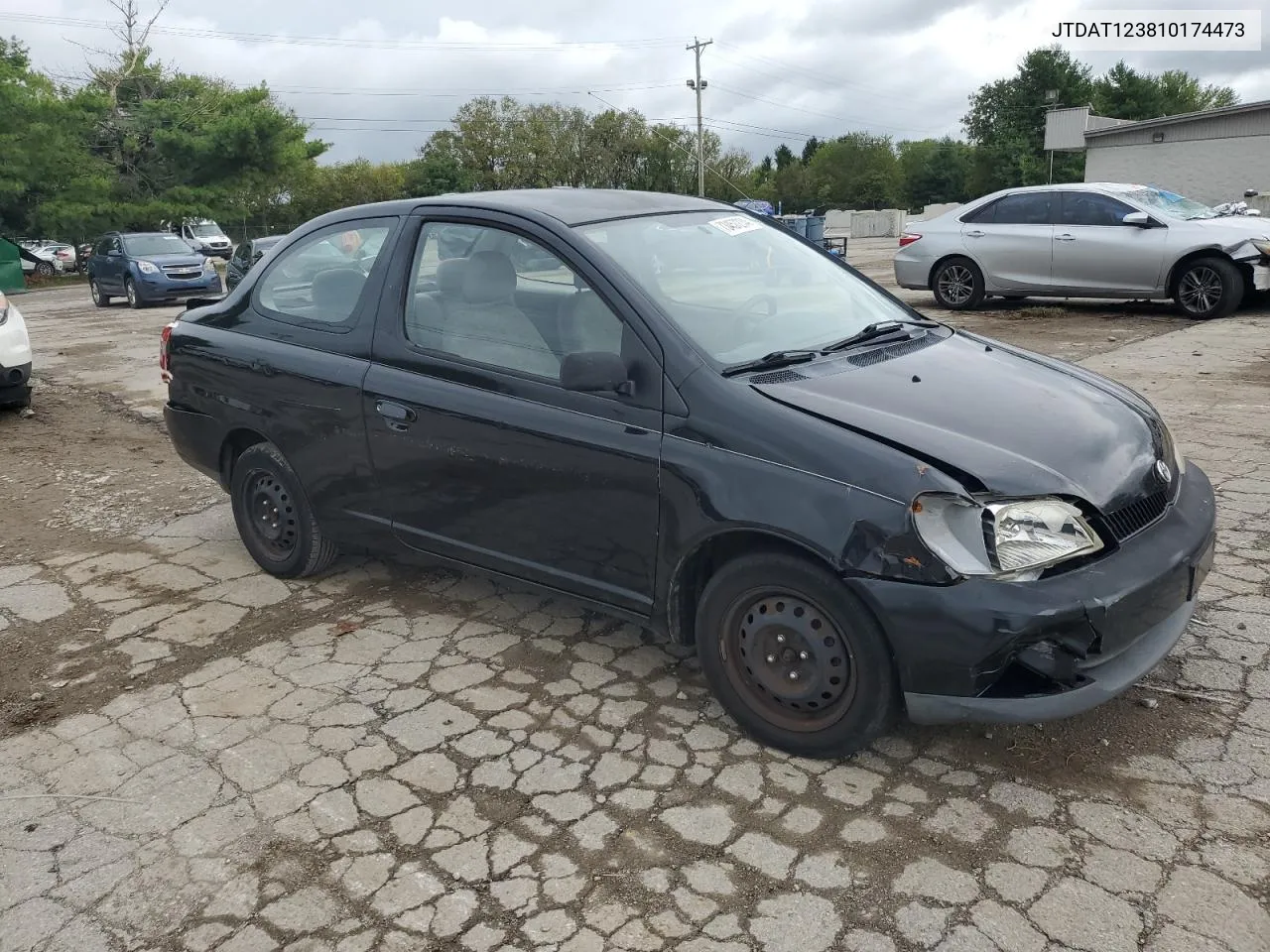 2001 Toyota Echo VIN: JTDAT123810174473 Lot: 73457274