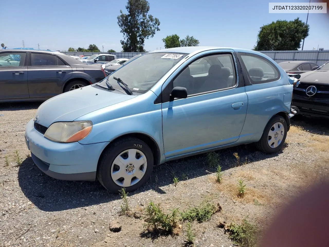 2002 Toyota Echo VIN: JTDAT123320207199 Lot: 55177854