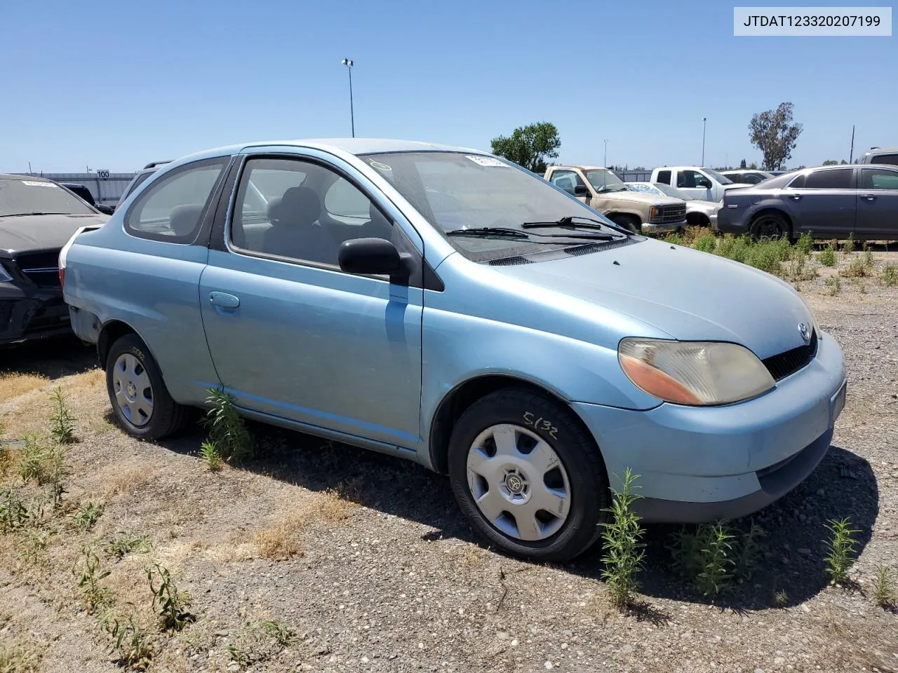 2002 Toyota Echo VIN: JTDAT123320207199 Lot: 55177854