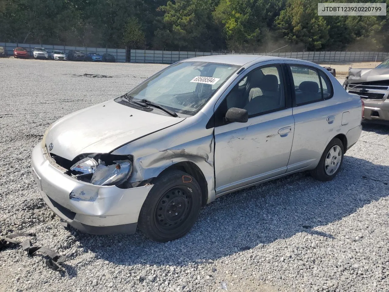 2002 Toyota Echo VIN: JTDBT123920220799 Lot: 69508594