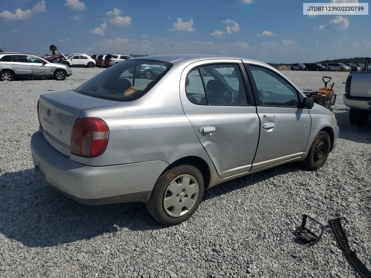 2002 Toyota Echo VIN: JTDBT123920220799 Lot: 69508594