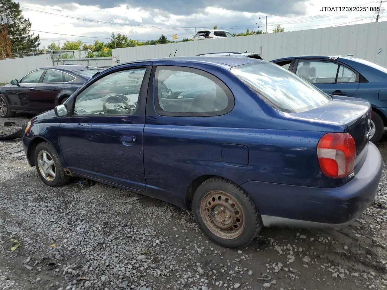 2002 Toyota Echo VIN: JTDAT123X20251085 Lot: 69918404