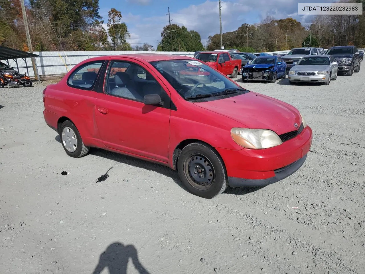 2002 Toyota Echo VIN: JTDAT123220232983 Lot: 76054224