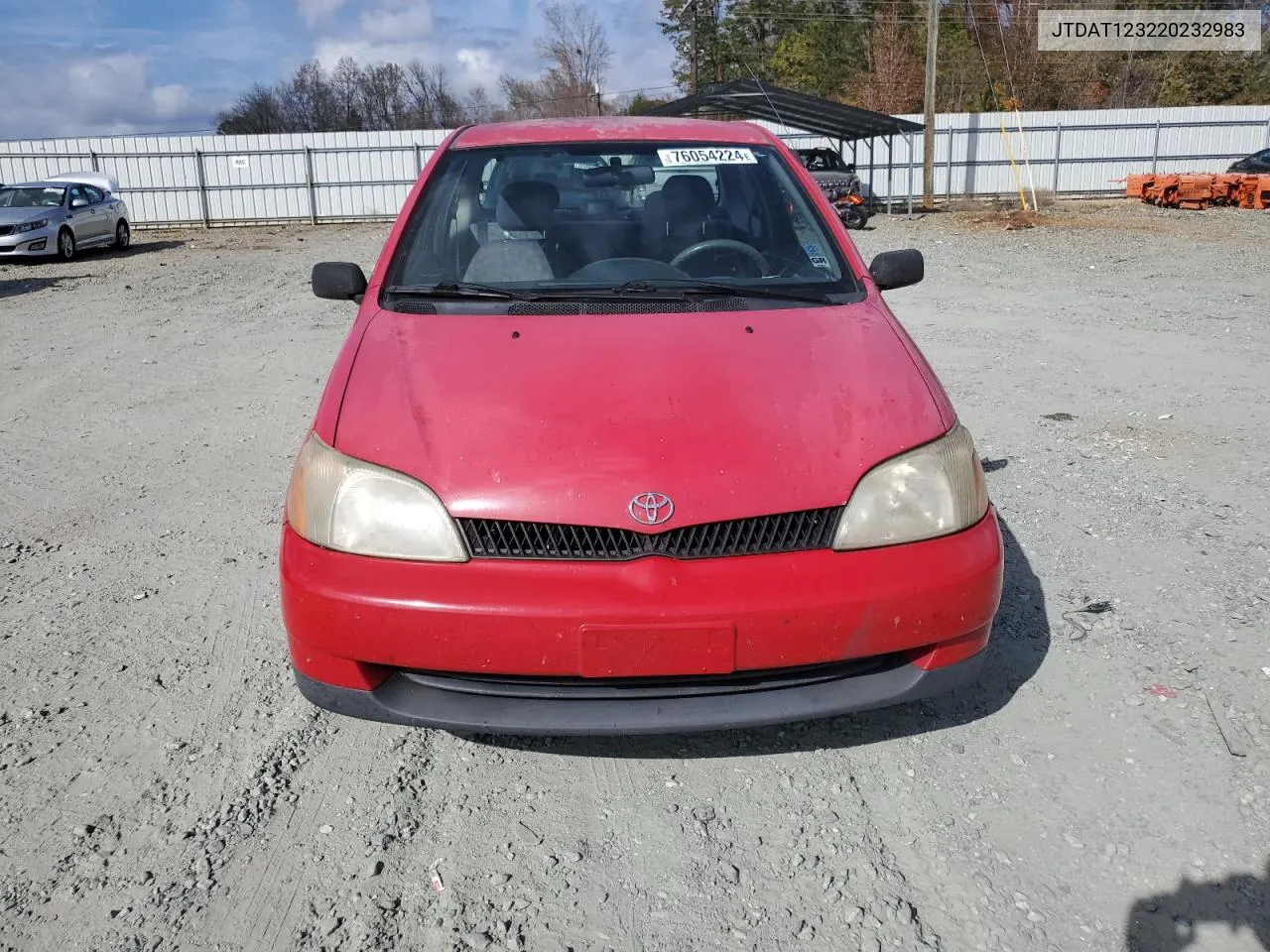 2002 Toyota Echo VIN: JTDAT123220232983 Lot: 76054224