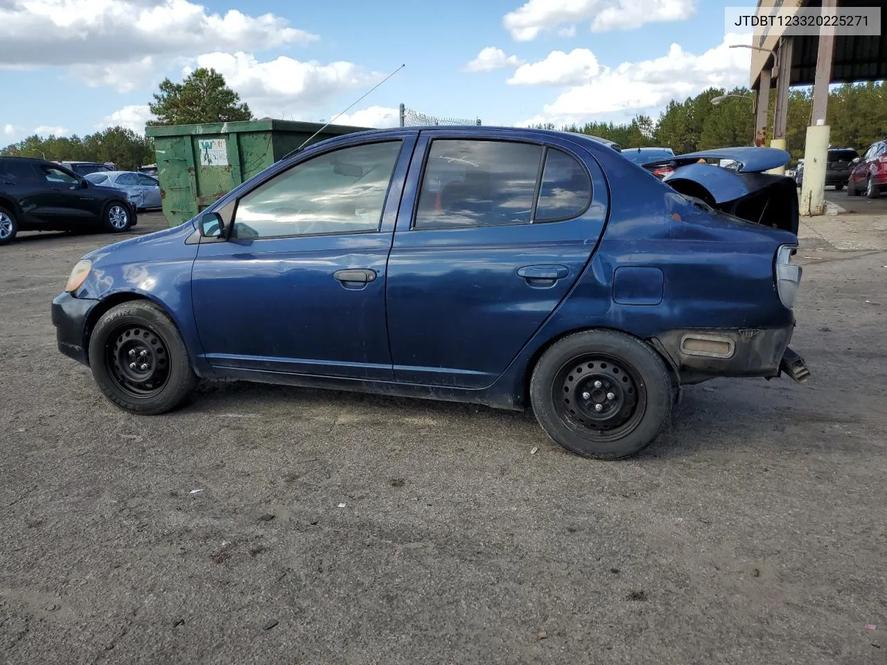 2002 Toyota Echo VIN: JTDBT123320225271 Lot: 78214284