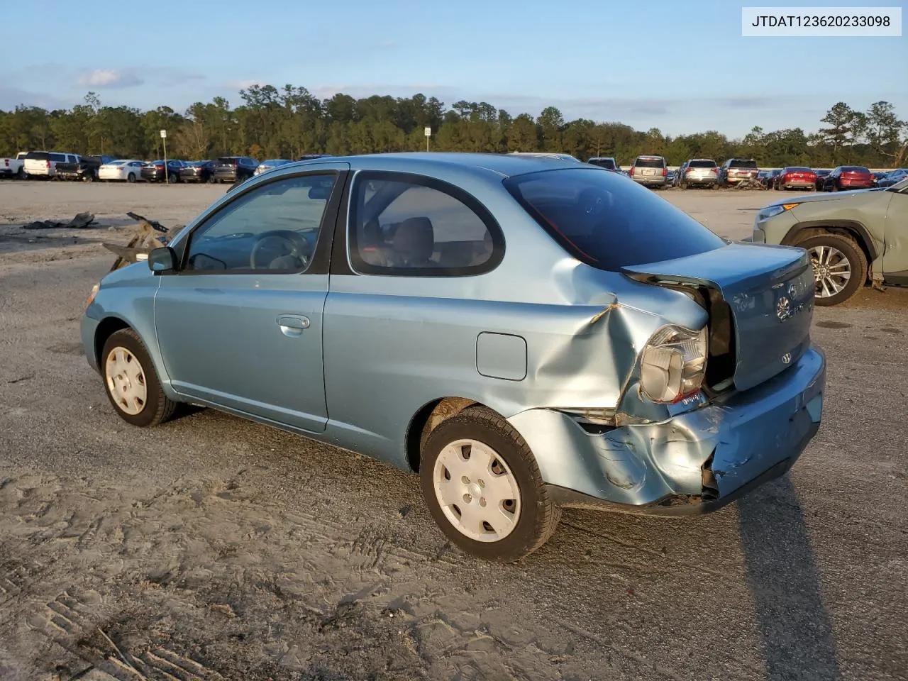 2002 Toyota Echo VIN: JTDAT123620233098 Lot: 80001684