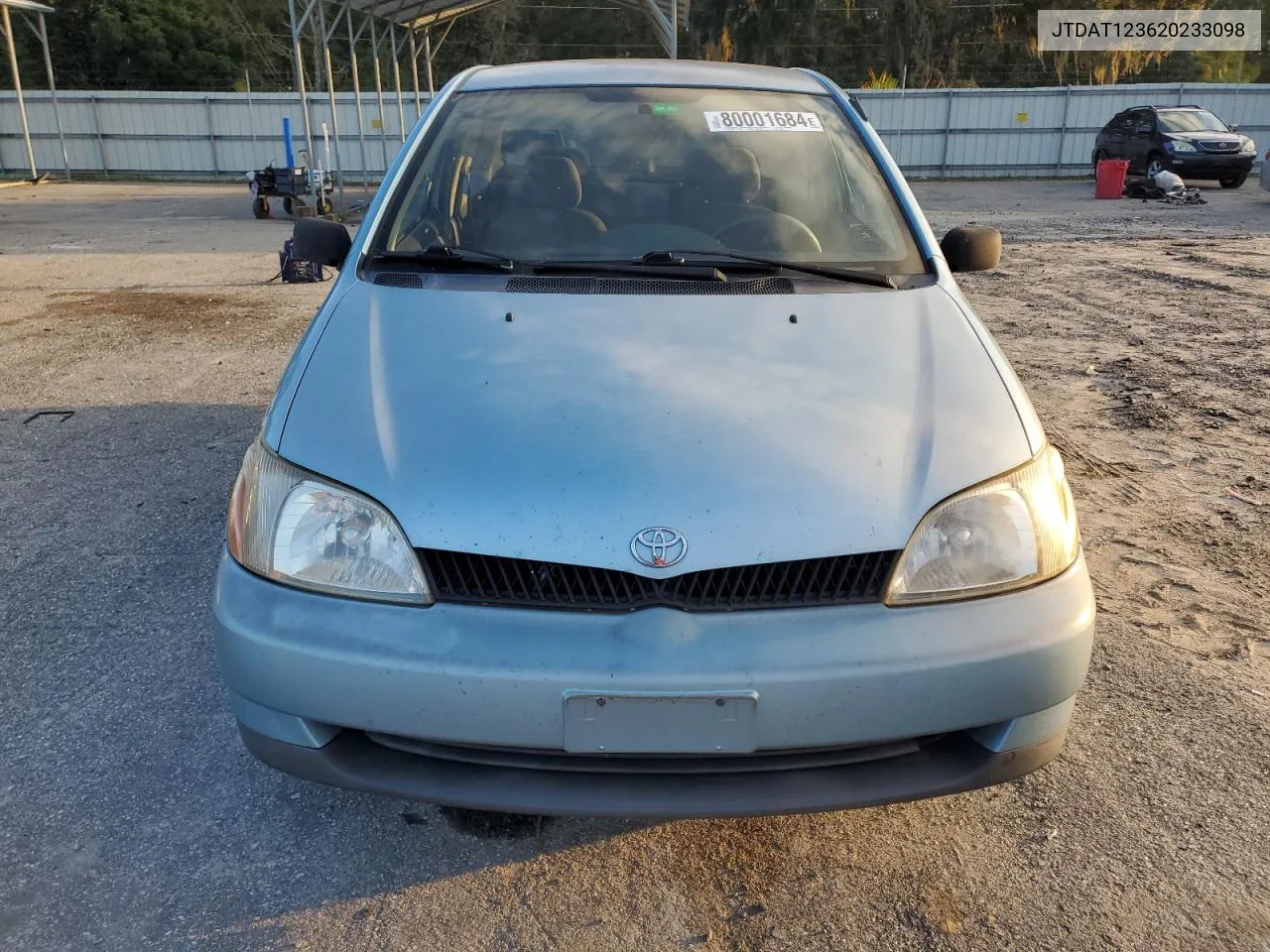 2002 Toyota Echo VIN: JTDAT123620233098 Lot: 80001684