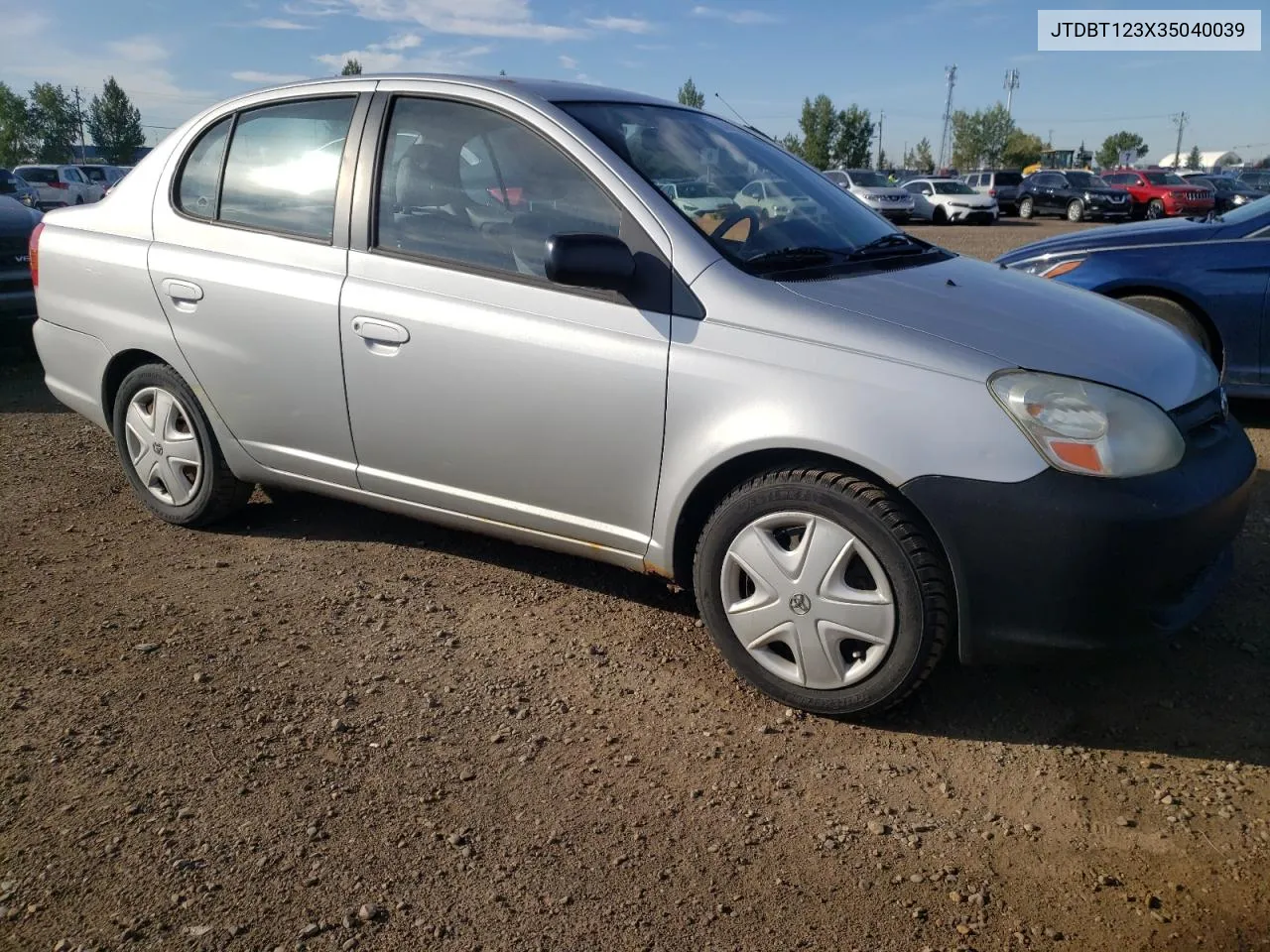 2003 Toyota Echo VIN: JTDBT123X35040039 Lot: 68902344