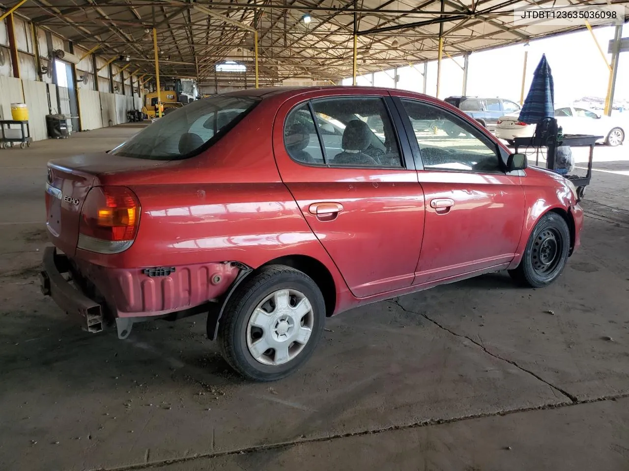 2003 Toyota Echo VIN: JTDBT123635036098 Lot: 69862074