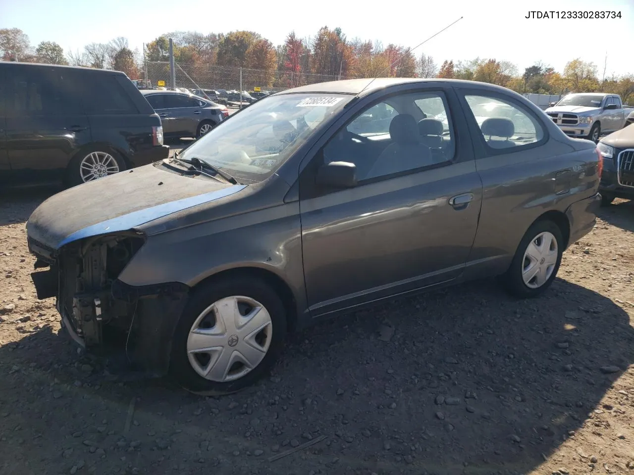 2003 Toyota Echo VIN: JTDAT123330283734 Lot: 72805134