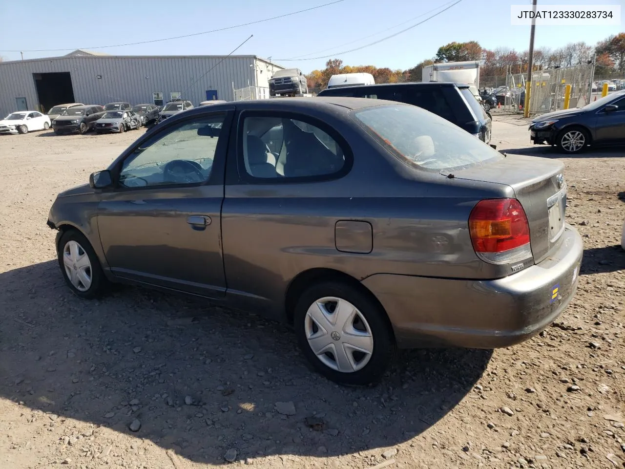 2003 Toyota Echo VIN: JTDAT123330283734 Lot: 72805134