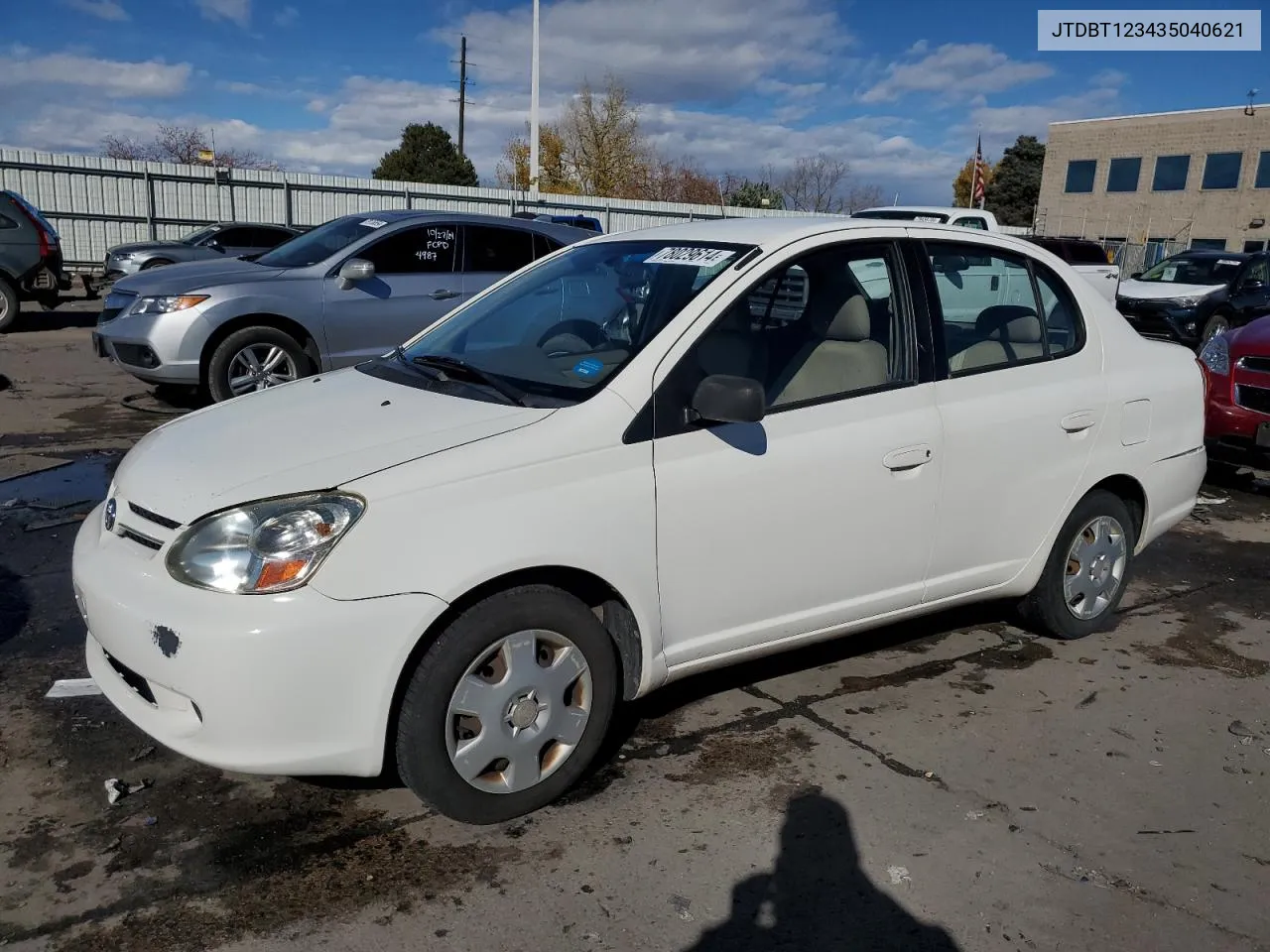 2003 Toyota Echo VIN: JTDBT123435040621 Lot: 78029614