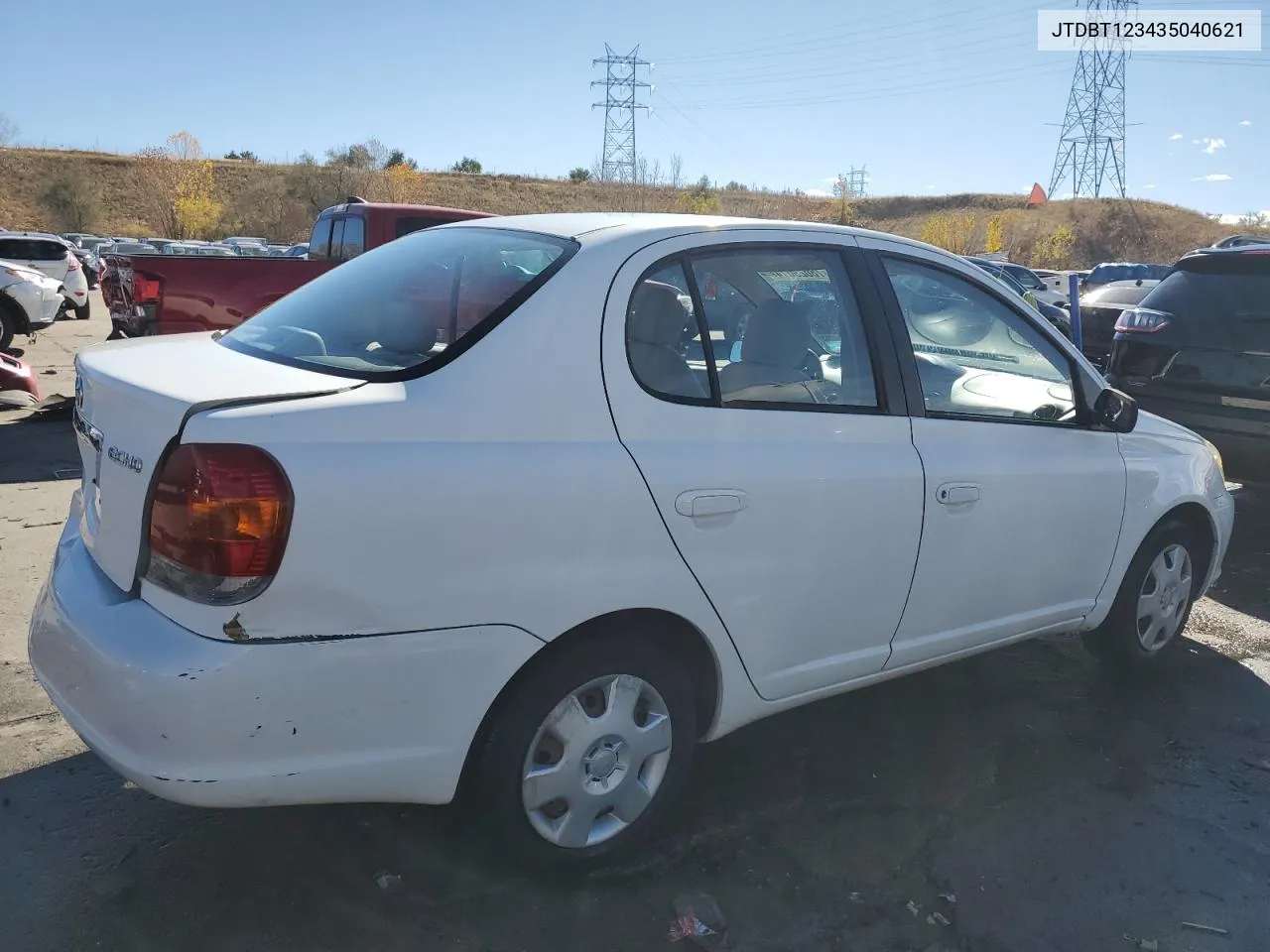 2003 Toyota Echo VIN: JTDBT123435040621 Lot: 78029614