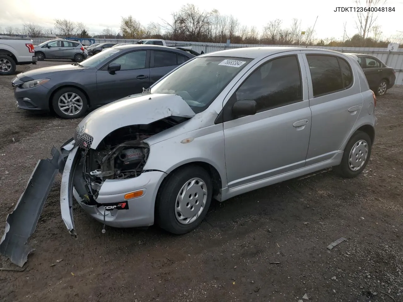 2004 Toyota Echo VIN: JTDKT123640048184 Lot: 76683364