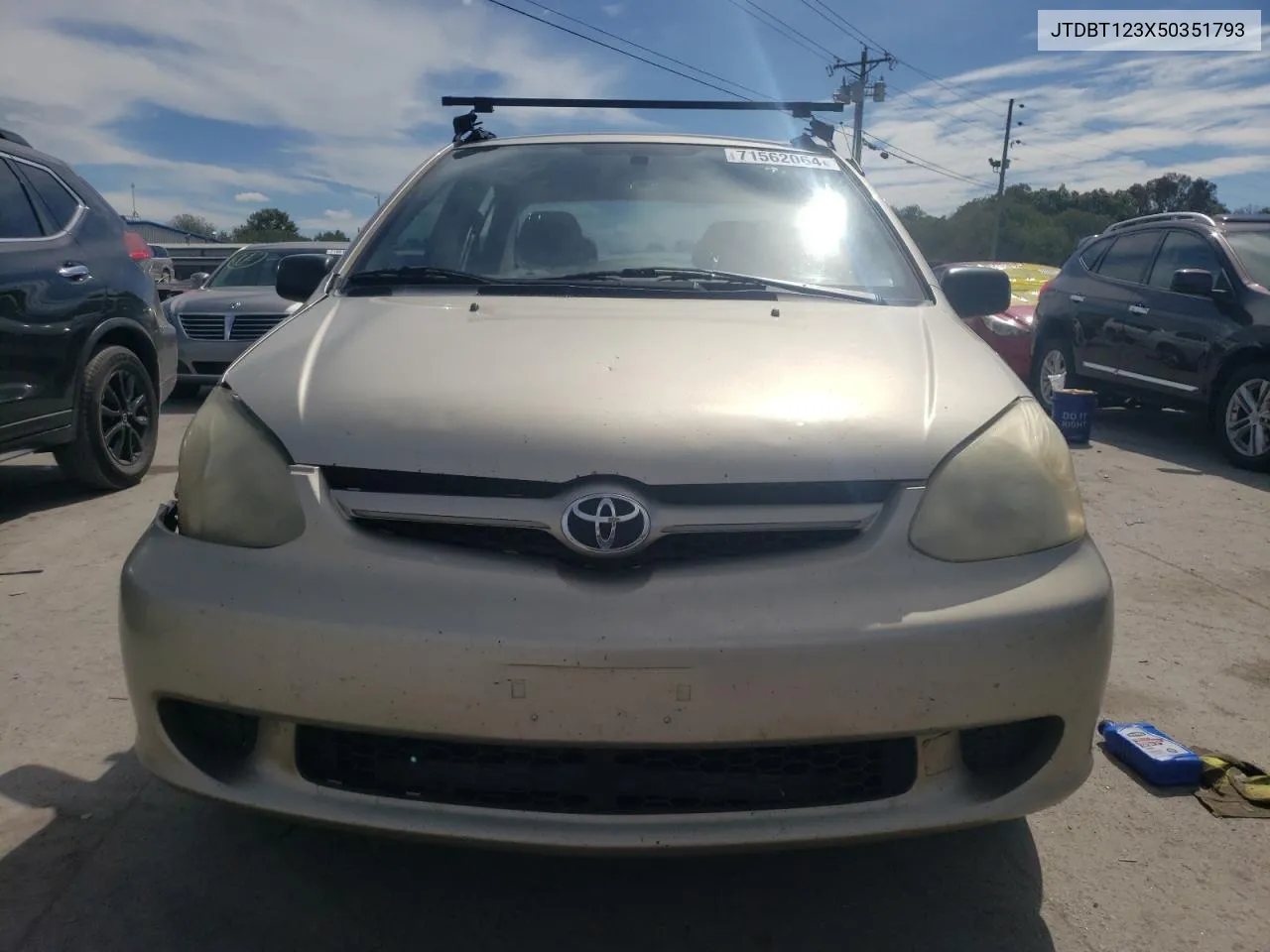 2005 Toyota Echo VIN: JTDBT123X50351793 Lot: 71562064